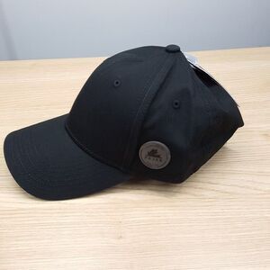 PAJAR Bryant Baseball Cap Black Adjustable Cotton Structured Logo Patch Hat O/S